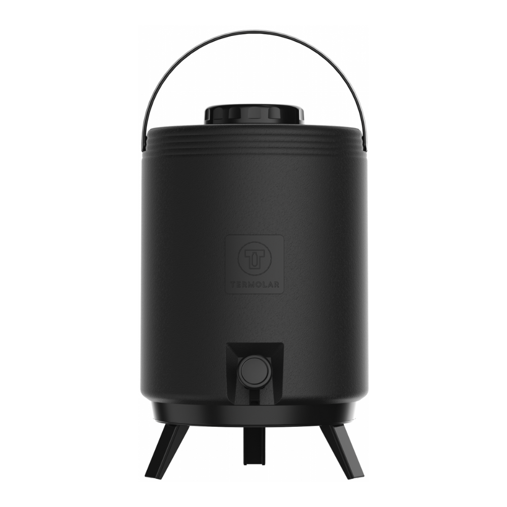 Termo Termolar Maxitermo 15 Litros Negro con Llave Dispensadora