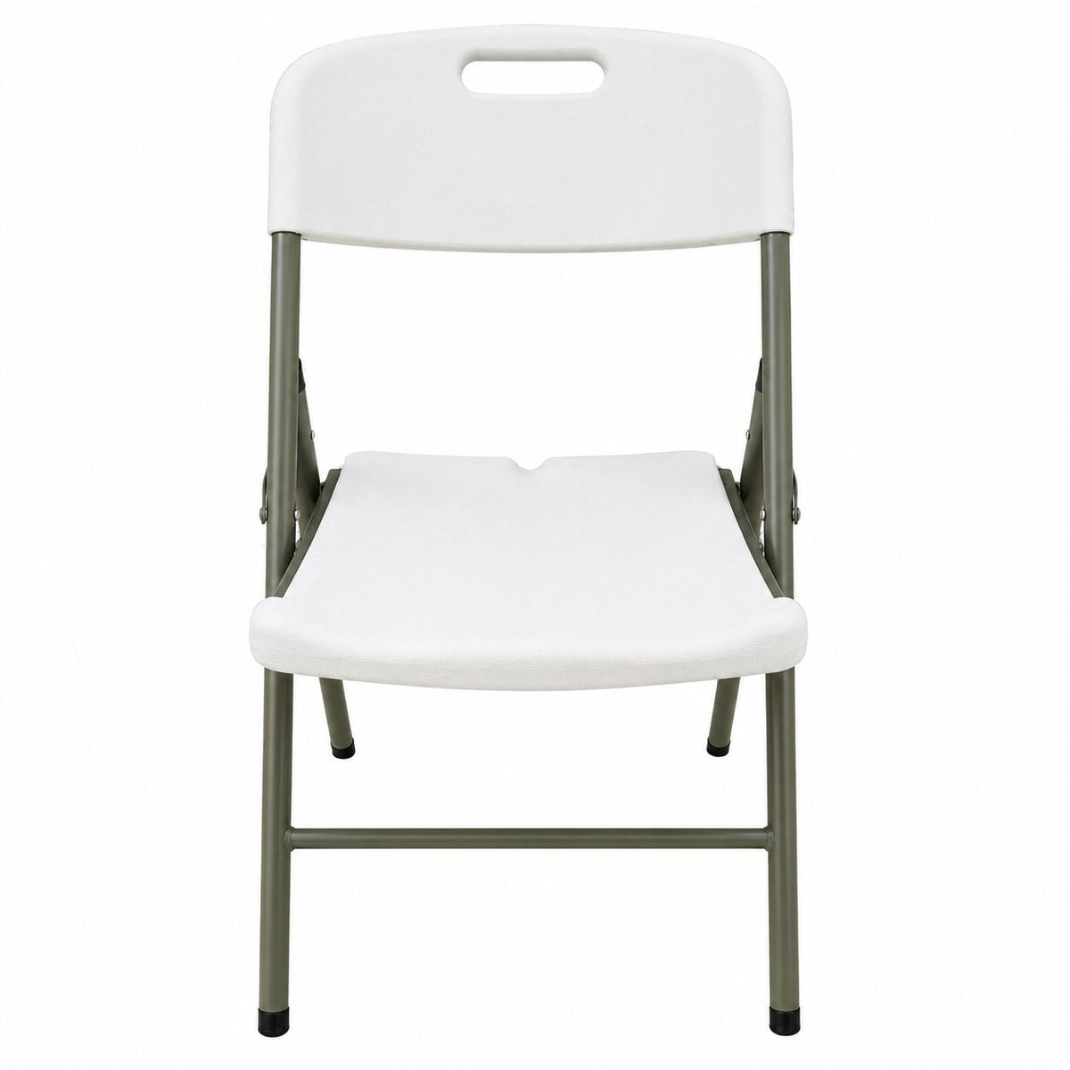 Pack Mesa Plegable Blanca 180 cm + 6 Sillas Reforzadas 200 kg