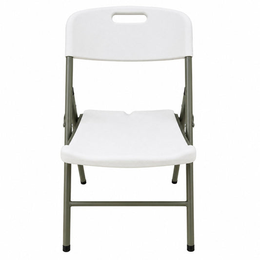 Pack Mesa Plegable Blanca 180 cm + 4 Sillas Reforzadas | Eventos y Banquetería