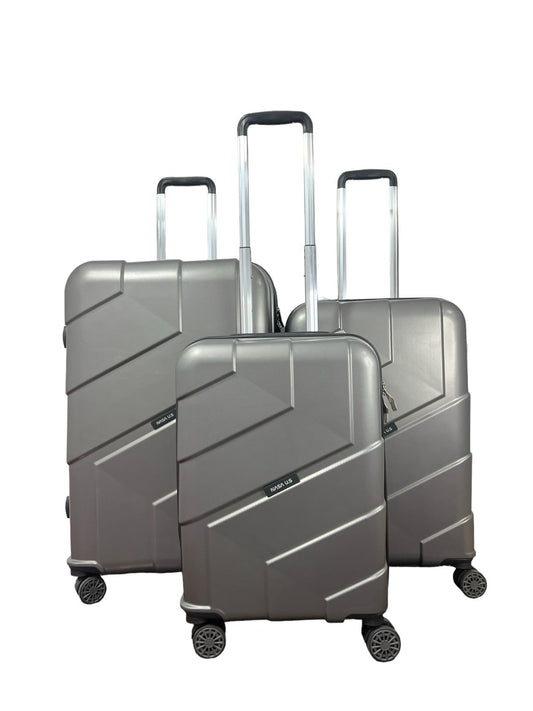 Set de Maletas Nasa Us Luggage Gris 10, 18, 23 KG