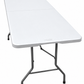 Mesa Plegable Blanca 180x70x74 cm Reforzada para Eventos
