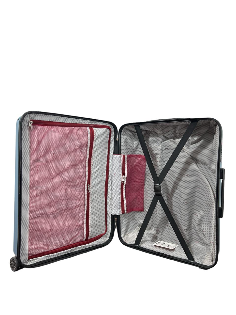 MALETA MEDIANA M (18 KG) NASA US RING Azul Metalico
