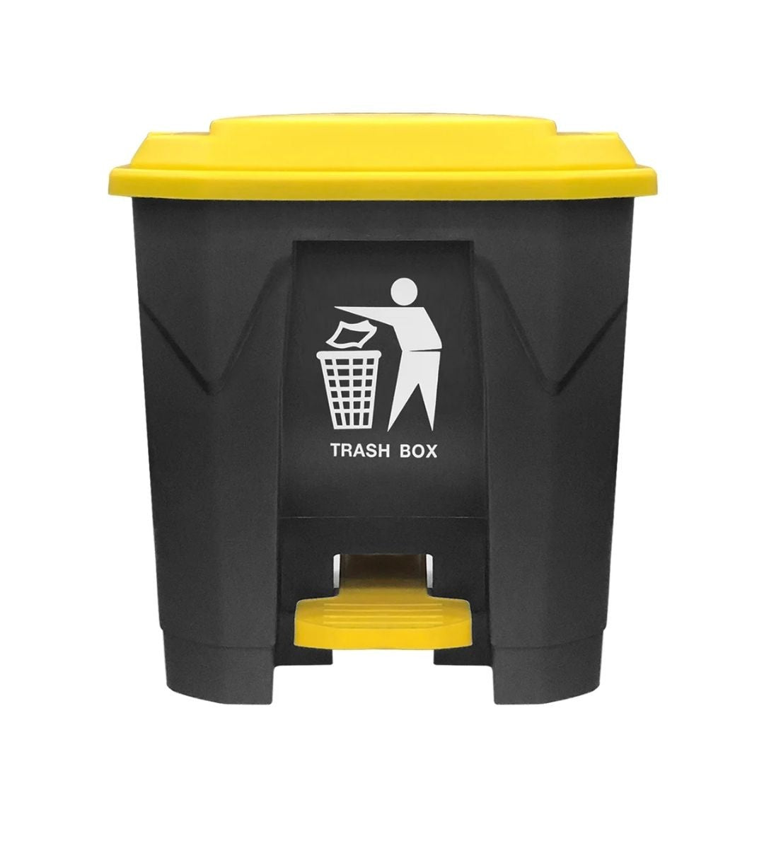 Basurero con Pedal 30 Litros Plástico Resistente Cocina Hogar Oficina