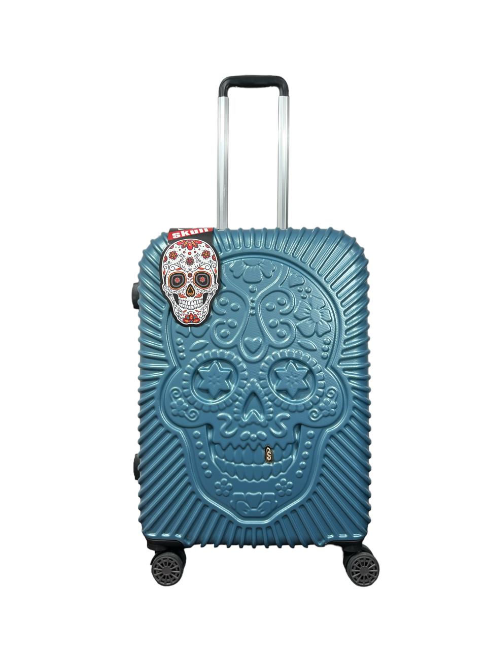 MALETA MEDIANA M (18 KG) OX Catrina Azul Metalico