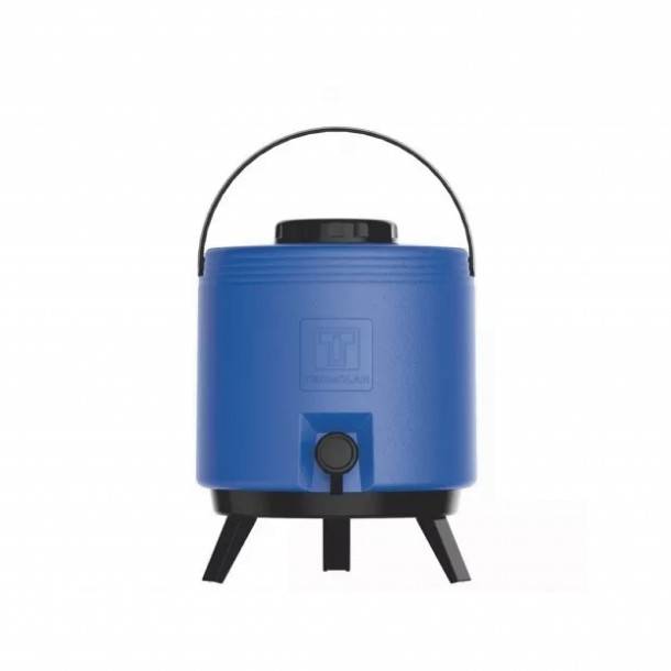 Termo Termolar Maxitermo 8 Litros Azul con Llave y Patas Retráctiles
