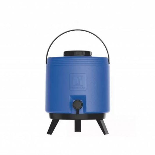 Termo Termolar Maxitermo 8 Litros Azul con Llave y Patas Retráctiles