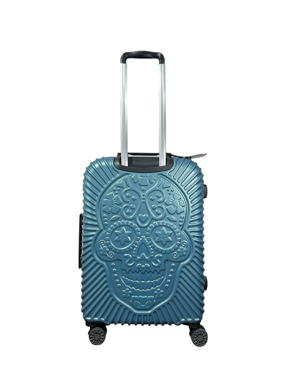 MALETA MEDIANA M (18 KG) OX Catrina Azul Metalico