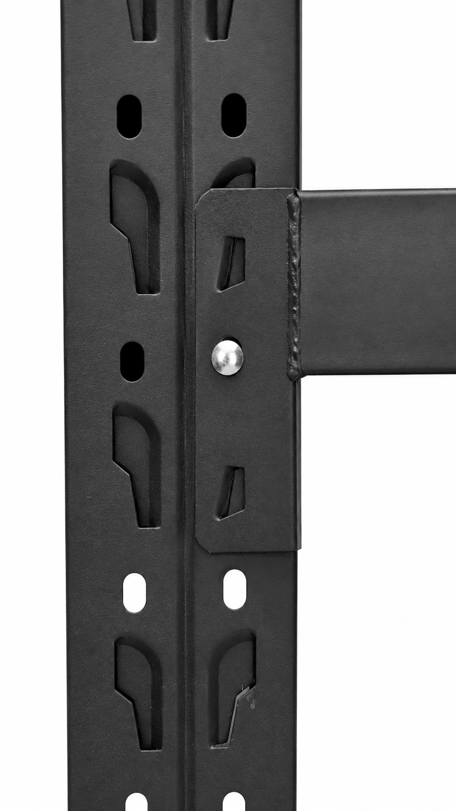 Estante Industrial Metálico Negro 200x200x60 cm 800 Kg