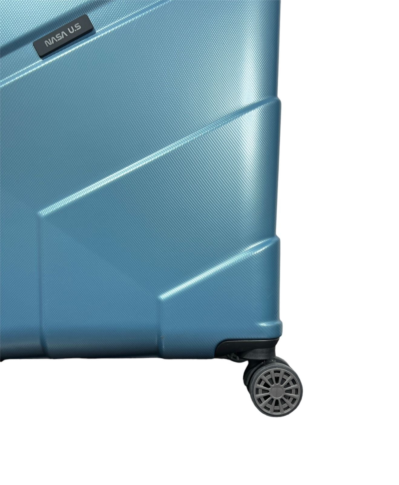 Set de Maletas Nasa Us Luggage Azul Metálico 10, 18, 23 KG