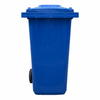 Basurero Azul de 240 Litros con Tapa y Ruedas