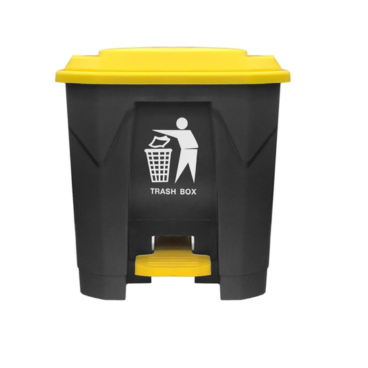 Basurero con Pedal 30 Litros Plástico Resistente Cocina Hogar Oficina