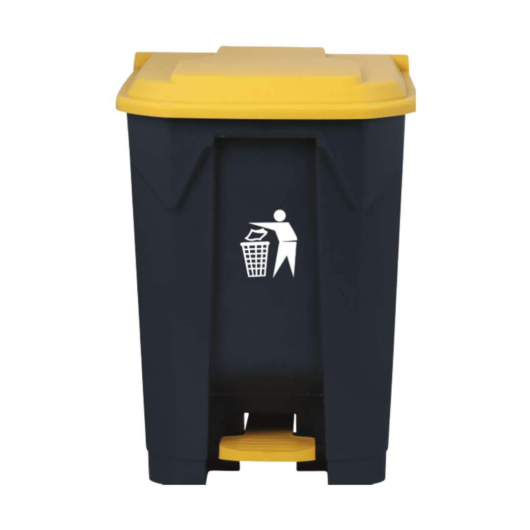 Basurero con Pedal 80 Litros Plástico Resistente para Cocina Hogar Oficina