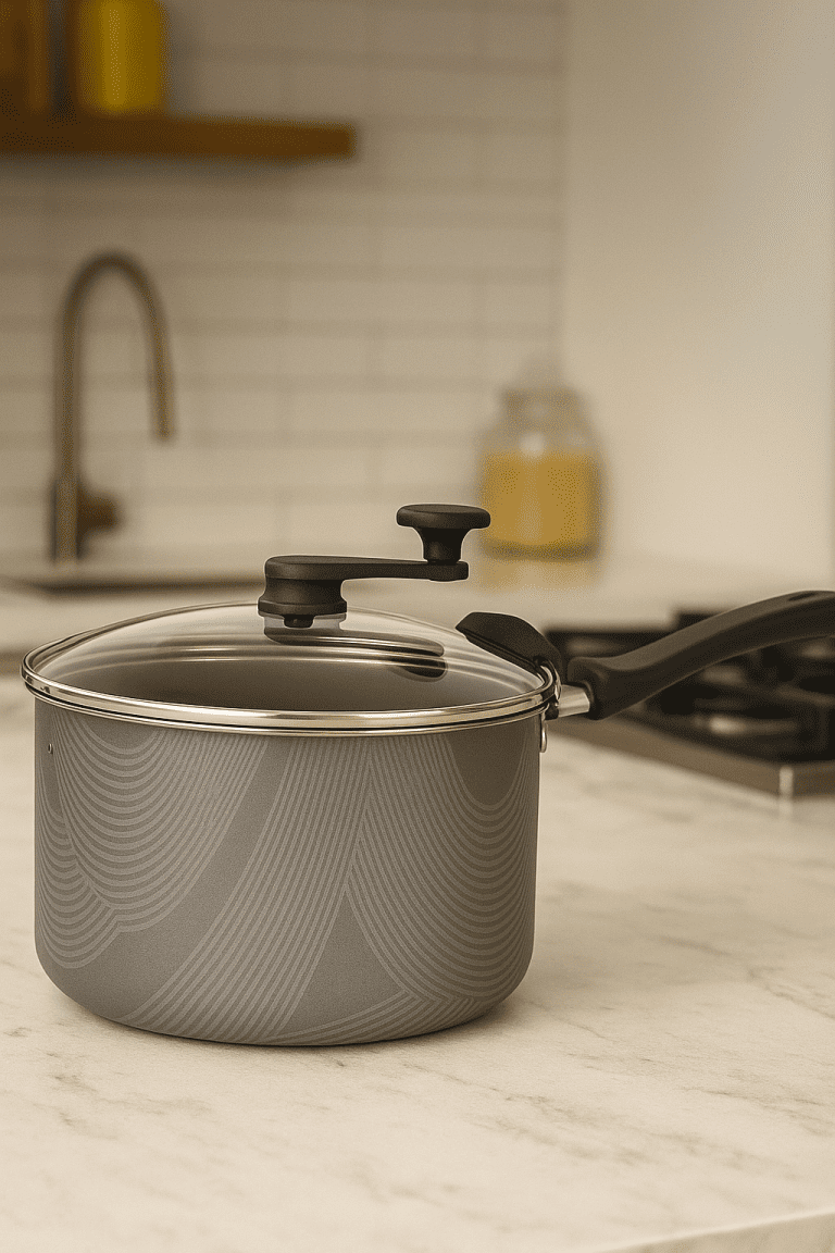 Olla para Cabritas Ramos Gris de Aluminio con Sistema Giratorio para Hacer Palomitas de Maíz