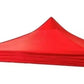 Toldo Lona Cubre 3x3 Rojo – Impermeable y Estructura de Fierro Negro