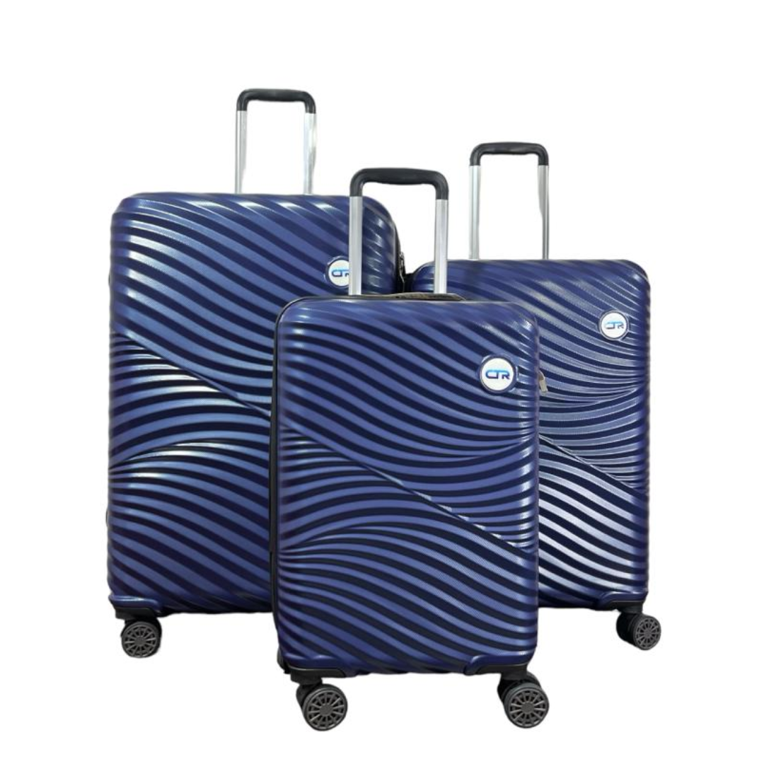 SET MALETAS MODELO SAHARA Azul Marino 10, 18, 23 KG