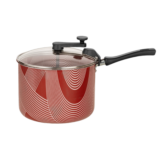 Olla de Cabritas Ramos Roja para Palomitas de Maíz | Olla Cabritera Manual