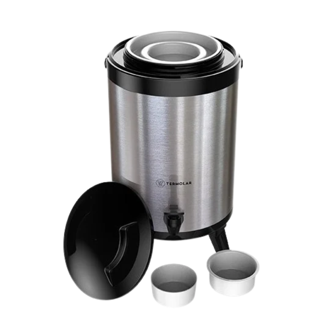 Termo Termolar Maxitermo Inox 10 Litros con Llave Dispensadora