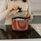 Olla de Cabritas Ramos Roja para Palomitas de Maíz | Olla Cabritera Manual