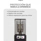 Estufa De Patio Baja Negro Certificada
