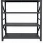 Estante Industrial Metálico Negro 200x200x60 cm 800 Kg