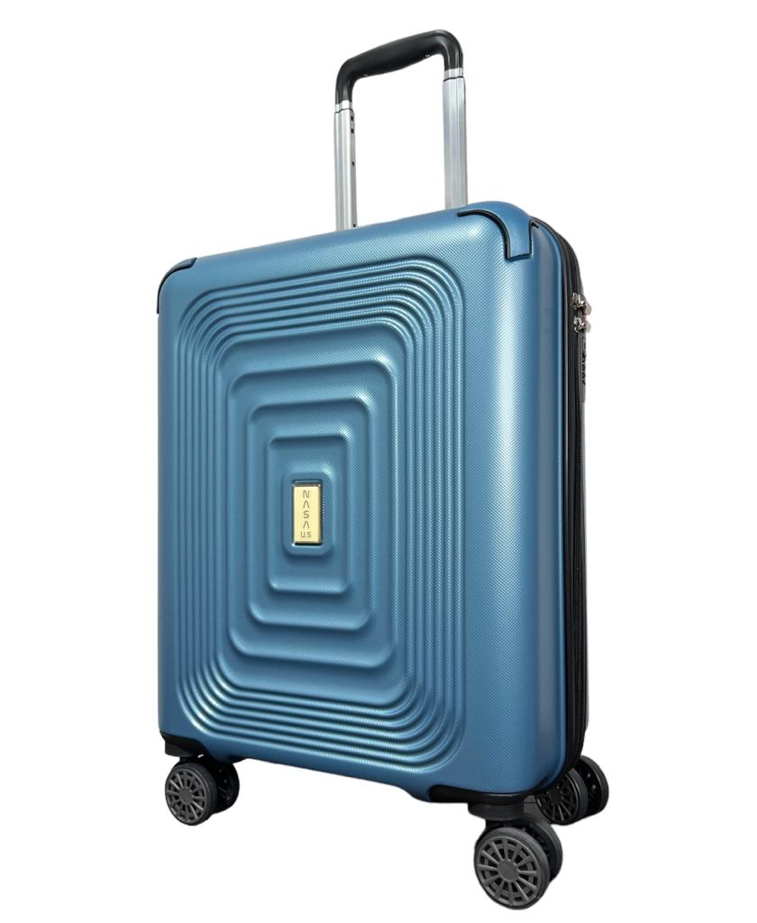 MALETA CABINA S (10 KG) NASA US RING Azul Metalico
