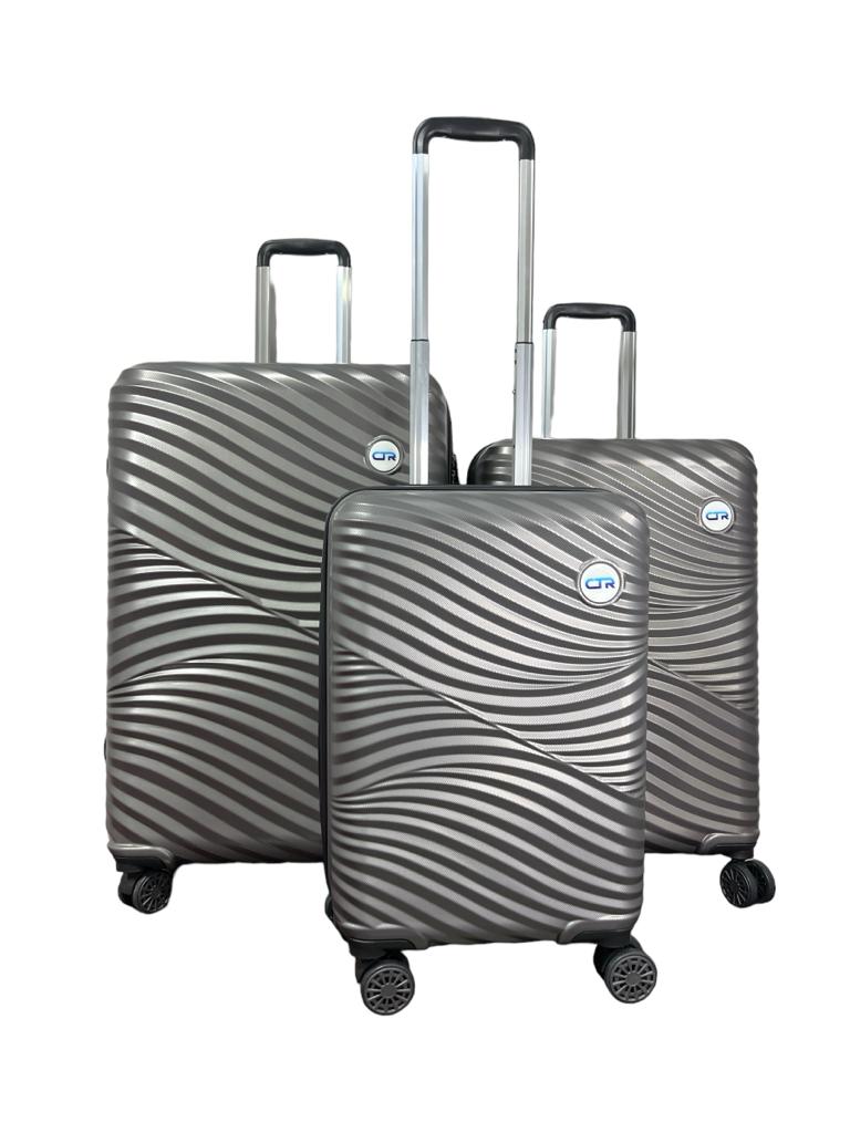 SET MALETAS MODELO SAHARA GRIS 10, 18, 23 KG