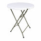 Mesa Cóctel Plegable Alta de 80 × 110 cm