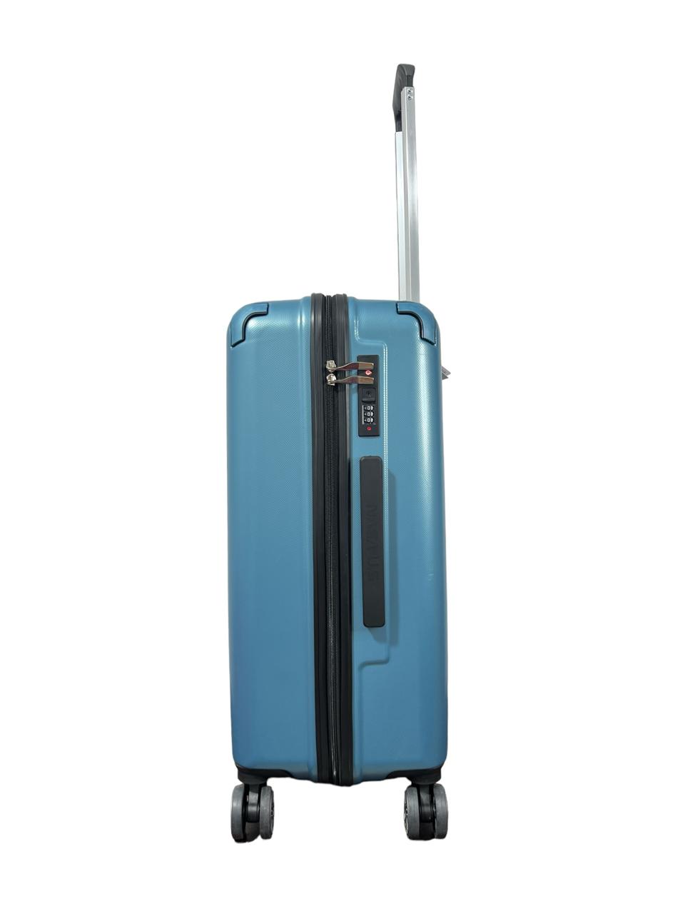 MALETA MEDIANA M (18 KG) NASA US RING Azul Metalico