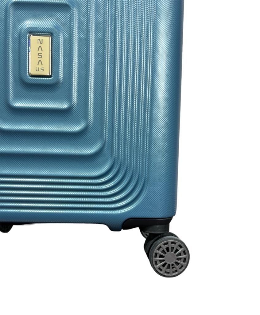 MALETA CABINA S (10 KG) NASA US RING Azul Metalico