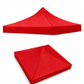 Lona de Repuesto para Toldo 3x3 m Roja Impermeable PVC | FCASTRO