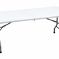 Pack 10 Mesas Plegables Blancas 180 cm Tipo Maleta para Eventos