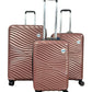 SET MALETAS MODELO SAHARA Rosa Gold 10, 18, 23 KG