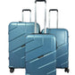 Set de Maletas Nasa Us Luggage Azul Metálico 10, 18, 23 KG