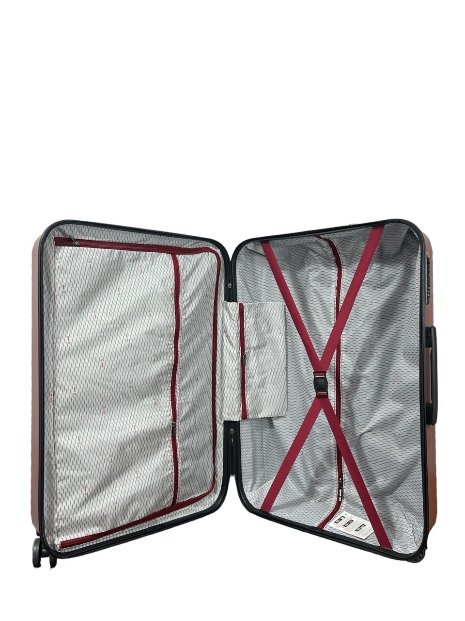 SET MALETAS MODELO SAHARA Rosa Gold 10, 18, 23 KG