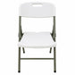 Pack Mesa Plegable Blanca 180 cm + 8 Sillas Reforzadas 200 kg
