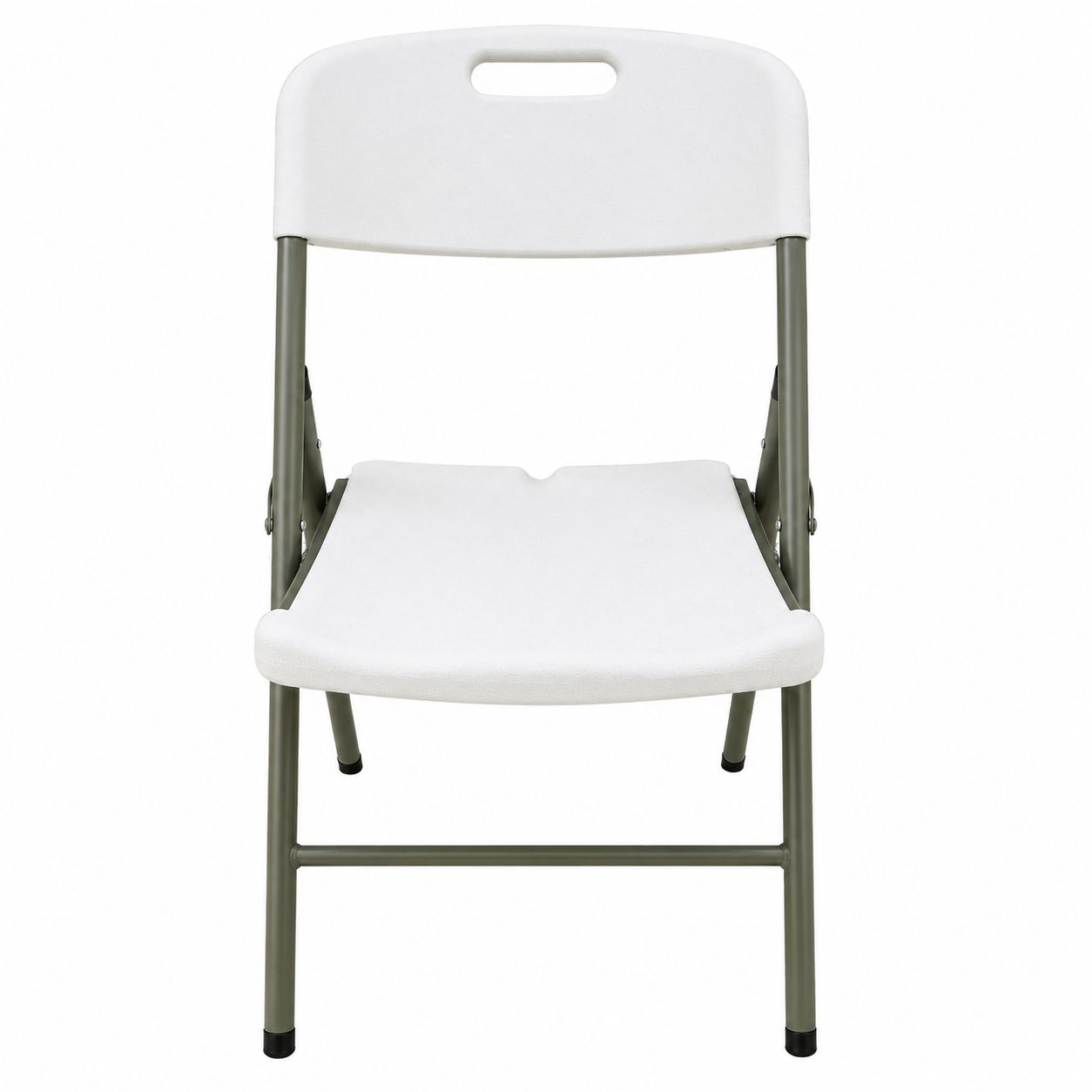 Pack Mesa Plegable Blanca 180 cm + 8 Sillas Reforzadas 200 kg