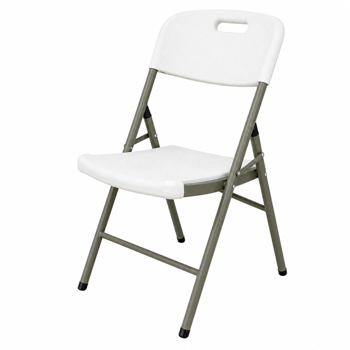 Pack Mesa Plegable Blanca 180 cm + 8 Sillas Reforzadas 200 kg
