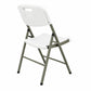 Pack Mesa Plegable Blanca 180 cm + 8 Sillas Reforzadas 200 kg