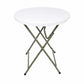 Mesa Cóctel Plegable Alta de 80 × 110 cm