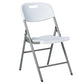 Silla Plegable Plástica Reforzada 200 kg Blanca | Silla para Eventos, Banquetería y Exterior
